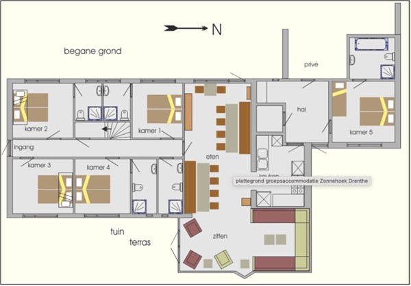 Floorplan - Zuideinde 1, 7875 CC Exloo